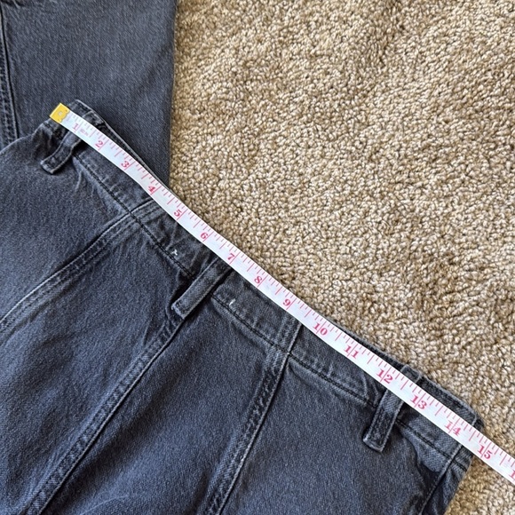 Free People We The Free Florence Black/Grey Flare Jeans - Picture 9 of 10